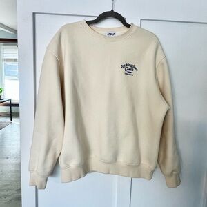 HWLF Cream Crewneck Sweater